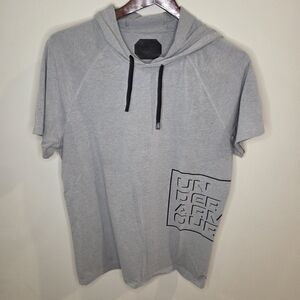 Under Armour Light Gray Hoodie T-Shirt
